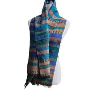 Museum of Fine Arts Boston Southwestern Design 100% Wool Scarf